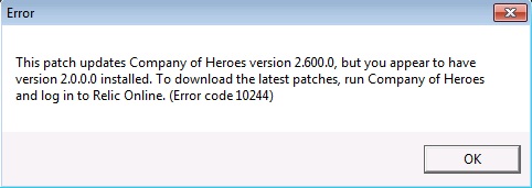 Company Of Heroes Patch V2.301