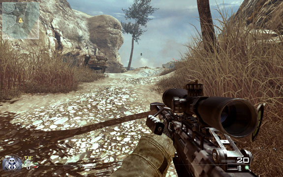 intervention sniper rifle mw2. -On the Intervention and