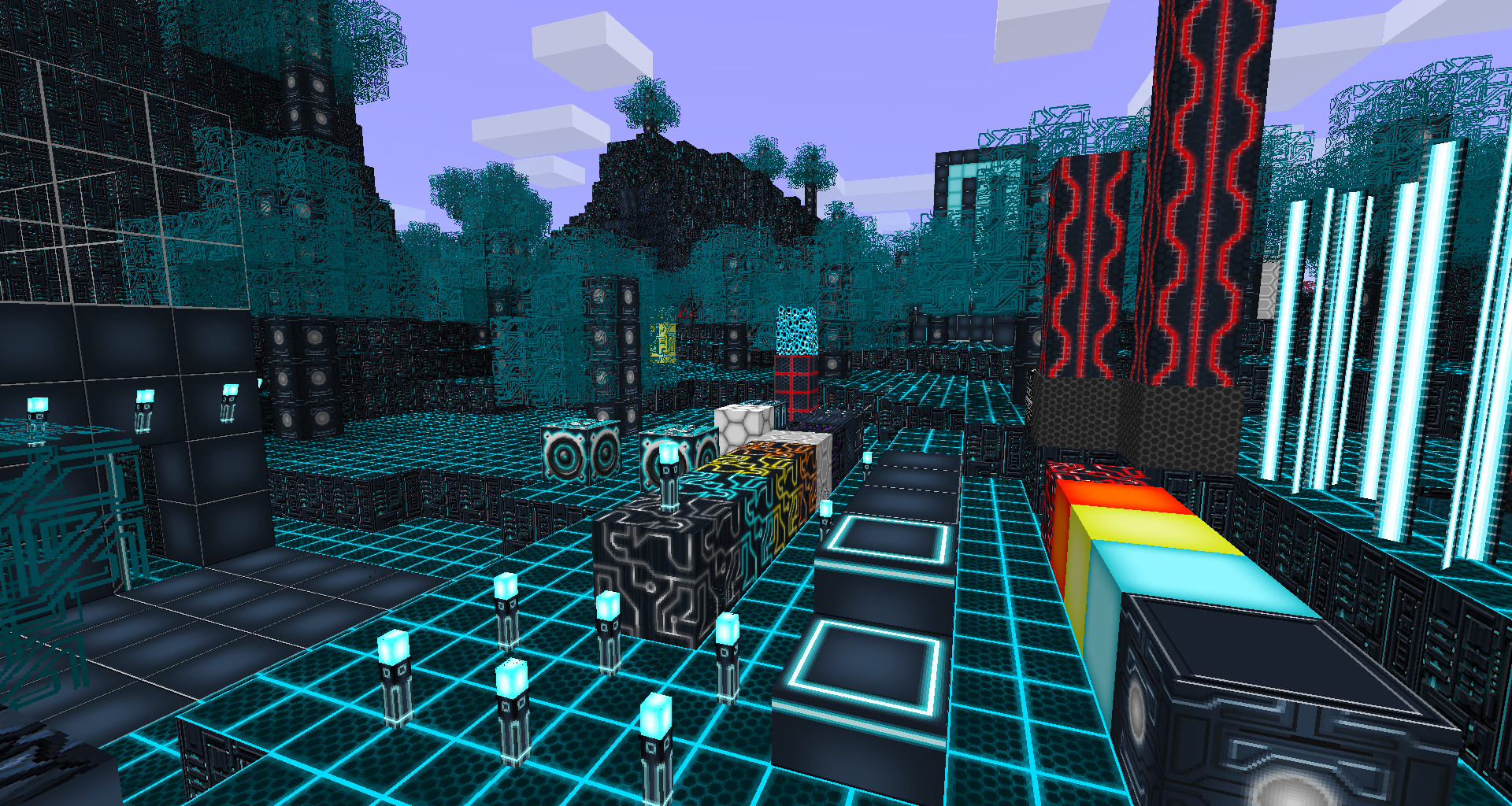 Tron-themed texture pack - GameReplays.org