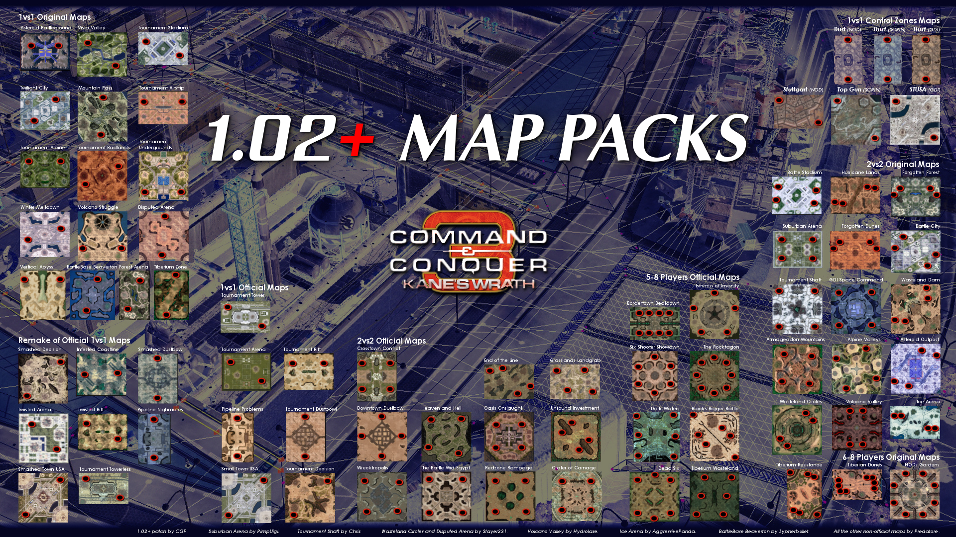 command and conquer generals zero hour challenge maps